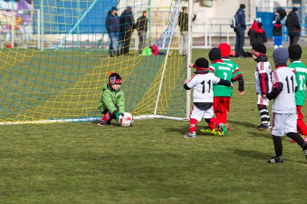 Odessa Ukraine Abril 2018 Treinamento Jogo Esportivo Para Crianças Pequenas — Fotografia de Stock