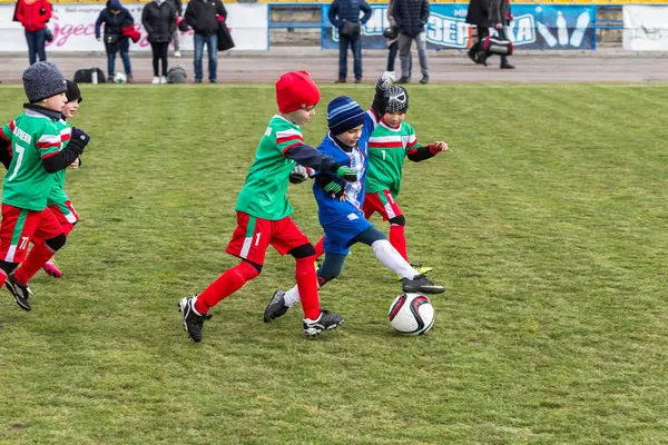 Odessa Ucraina Aprile 2018 Formazione Gioco Sportivo Bambini Piccoli Gioco — Foto Stock