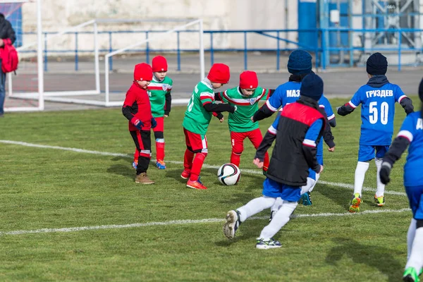 Odessa Ukraina Kwietnia 2018 Szkolenie Sportowe Gry Dla Małych Dzieci — Zdjęcie stockowe