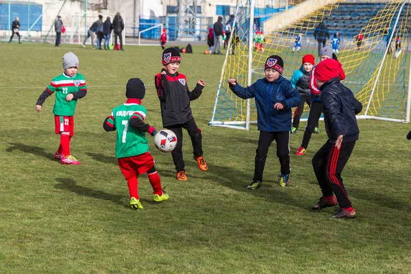 오데사 우크라이나 2018 어린이 스포츠의 어린이 축구입니다 스포츠 유니폼 선수의 — 스톡 사진