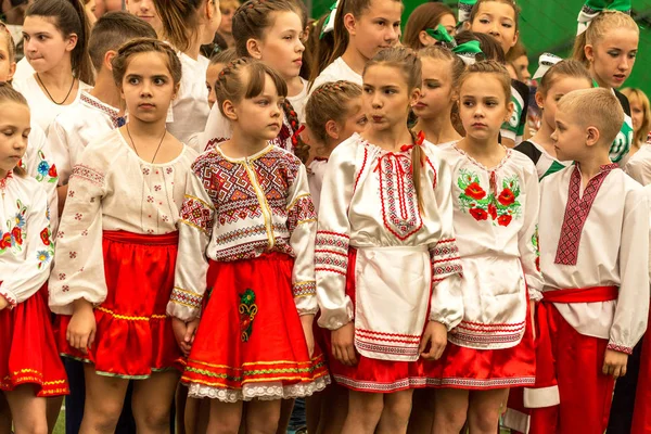 Одеса Україна Може 2015 Черлідінг Чемпіонату України Серед Дітей Діти — стокове фото