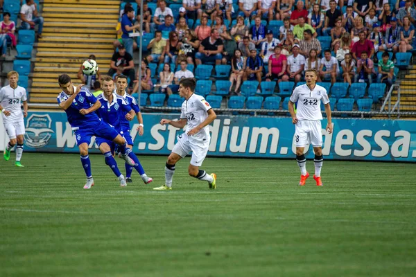 Odessa Ukraine August 2015 Fragment Football Games Major League Ukraine — Stock Photo, Image