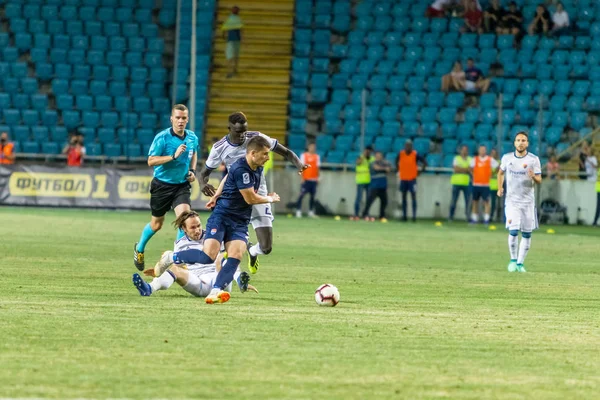 Odessa Ukraine August 2018 Emotionale Fußballfans Unterstützen Das Team Stadion — Stockfoto