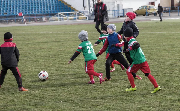 Odessa Ucrania Abril 2018 Entrenamiento Juegos Deportivos Para Niños Pequeños —  Fotos de Stock