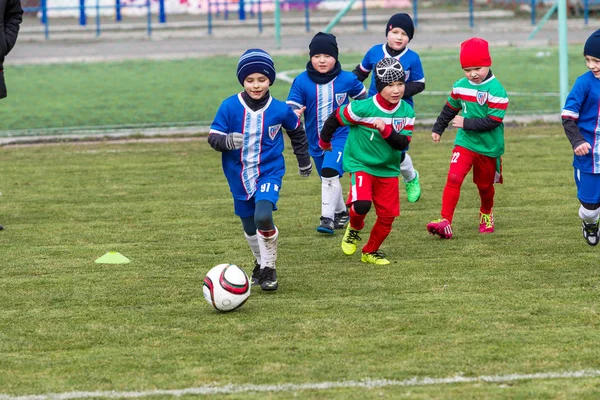 Odessa Ukraina Kwietnia 2018 Szkolenie Sportowe Gry Dla Małych Dzieci — Zdjęcie stockowe