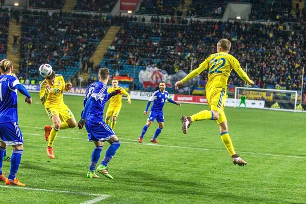 Odessa Ukraine Mars 2016 Match Amical Entre Équipe Nationale Football — Photo