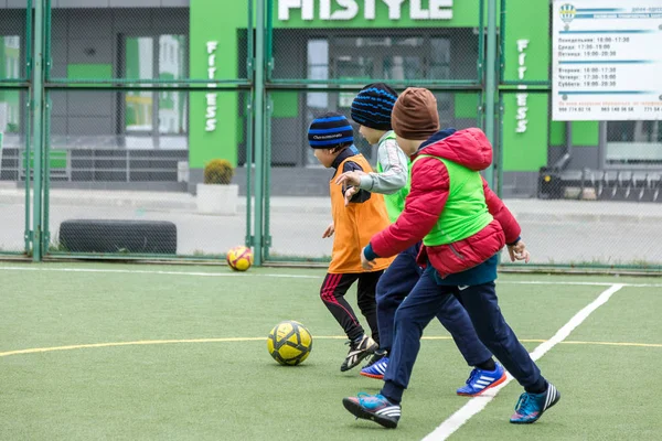 Odessa Ukraine April 2017 Little Boys Children Play Min — Stock Photo, Image