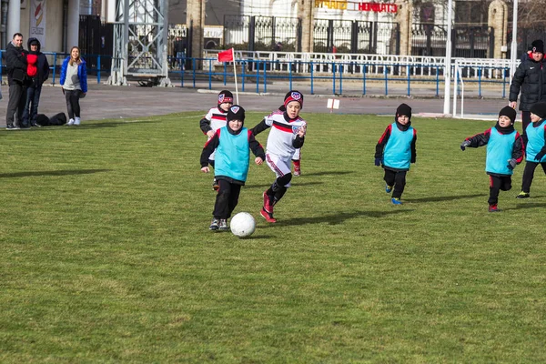 Odessa Ukraine Abril 2018 Treinamento Jogo Esportivo Para Crianças Pequenas — Fotografia de Stock