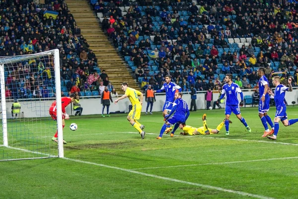 Odessa Oekraïne Maart 2016 Een Vriendschappelijke Wedstrijd Tussen Het Elftal — Stockfoto