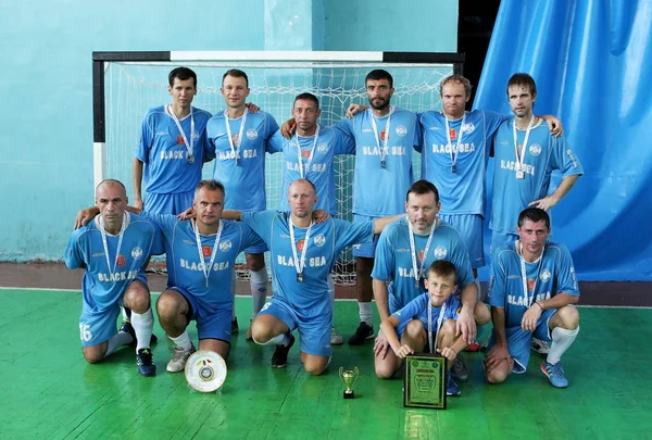 Odessa Ukraina Września 2016 Puchar Ukrainy Futsal Weteranów Sportowe Medalistów — Zdjęcie stockowe