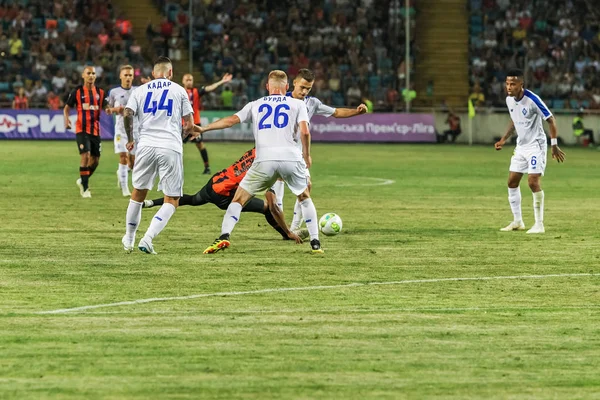 Odessa Ukraine Juillet 2018 Dynamo Kiev Shahtar Donetsk Lors Match — Photo