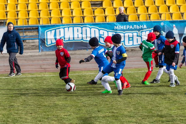 Odessa Ukraine Abril 2018 Treinamento Jogo Esportivo Para Crianças Pequenas — Fotografia de Stock