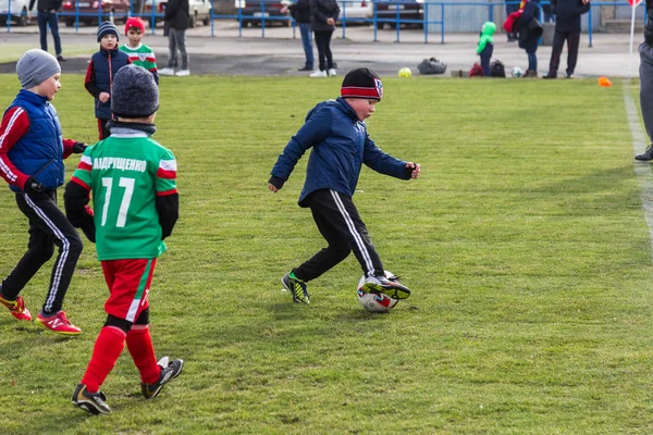 Odessa Ukraine Abril 2018 Treinamento Jogo Esportivo Para Crianças Pequenas — Fotografia de Stock