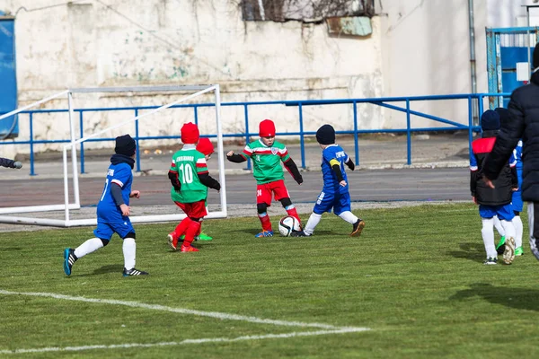 Odessa Ukraine Abril 2018 Treinamento Jogo Esportivo Para Crianças Pequenas — Fotografia de Stock