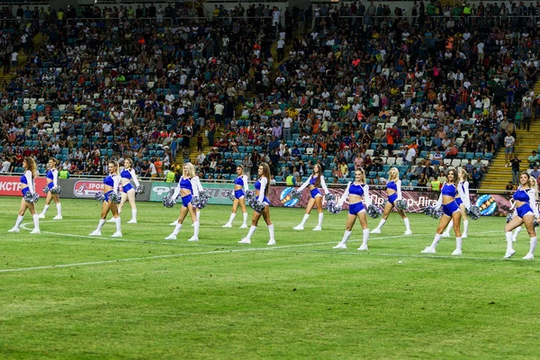 Odessa Ucraina Luglio 2017 Performance Belle Ragazze Della Squadra Cheerleader — Foto Stock