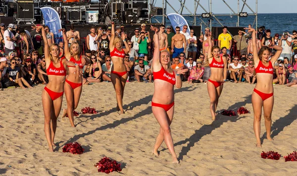 Odessa Ukraine August 2017 Championship Ukraine Cheerleading Sea Festival Games — Stock Photo, Image