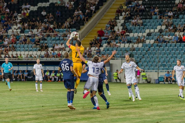 Odessa Ukraine Août 2018 Les Fans Football Émotionnel Soutiennent Équipe — Photo