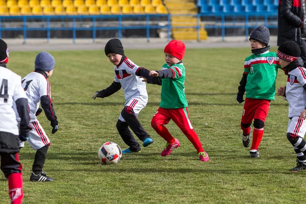 Odessa Ukraina Kwietnia 2018 Szkolenie Sportowe Gry Dla Małych Dzieci — Zdjęcie stockowe