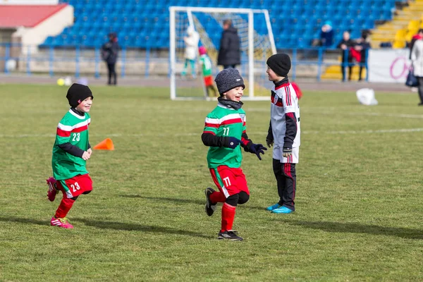 Odessa Ucraina Aprile 2018 Formazione Gioco Sportivo Bambini Piccoli Gioco — Foto Stock