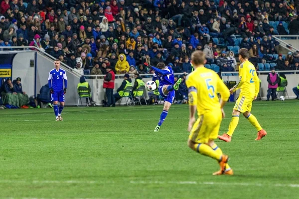 Odessa Ukraine Março 2016 Jogo Amistoso Entre Seleção Nacional Futebol — Fotografia de Stock