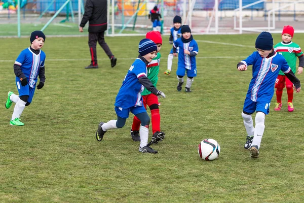 Odessa Ukraina Kwietnia 2018 Szkolenie Sportowe Gry Dla Małych Dzieci — Zdjęcie stockowe