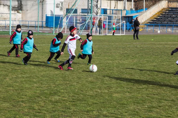 Oděsa Ukrajina Dubna 2018 Školení Sportovní Hra Pro Malé Děti — Stock fotografie