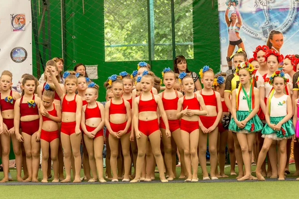 Odessa Ukraina Maj 2015 Cheerleading Championship Ukraina Bland Barn Barn — Stockfoto