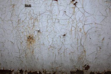 Ahşap kavramsal arka plan. Ahşap kurulların eski boyalı arka plan. Ahşap kalkan soyulması boya izleri eski bir kırık. Antik bir eski boyalı ahşap gürültü kalkan yüzeyi kavramı