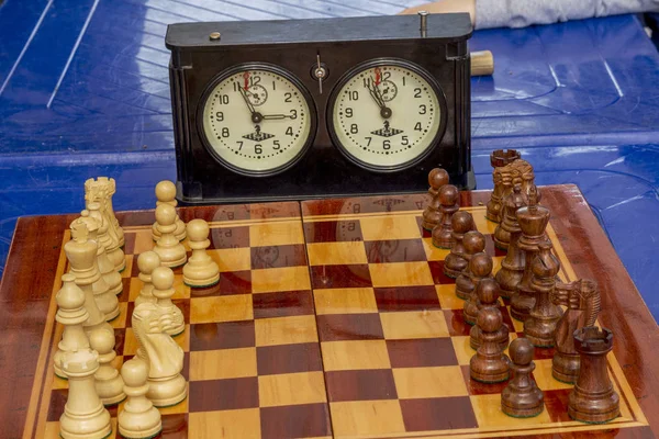Odessa Ukraina April 2016 Den Staden Schackturnering Spelare Schack Koncentrera — Stockfoto