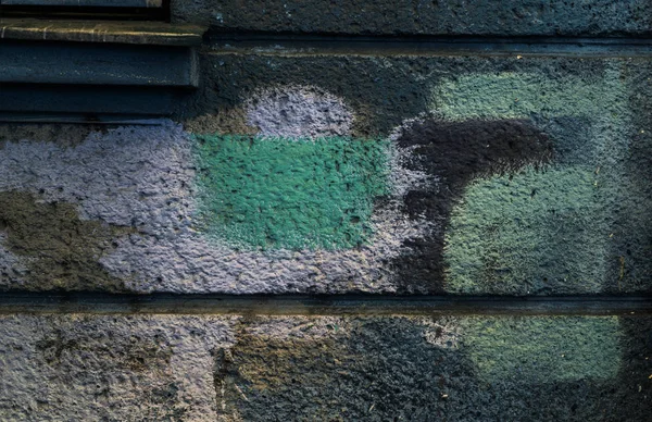 Schöne Street Art Graffiti Abstrakte Kreative Zeichnungen Modischen Farben Den — Stockfoto