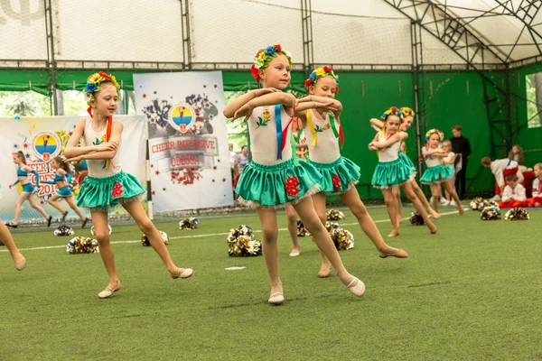 Odessa Ukraine May 2015 Cheerleading Championship Ukraine Children Children Beautiful — Stock Photo, Image