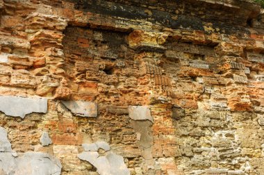 Antik taş duvar dokusu. Granit, mermer güzel taş desen gri renk modern tarzı tasarım dekoratif düzensiz çatlaklar çok taş duvar çimento ile yüzey arka plan. Derin çatlak arka plan