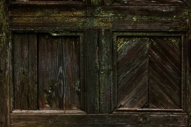 Arka plan doku duvar eski boya peeling ile. Eski ahşap arka plan ağaç eski boya artıkları parçaları kalıntıları ile. Doku eski ağaç bir kurulu ile boya, antika arka plan soyulması boya