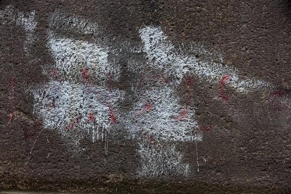 Абстрактные Пятна Краски Стенах Городских Домов Красивые Граффити Уличного Искусства — стоковое фото