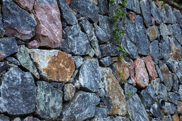 Konsistens Antika Stenmuren Granit Marmor Vacker Sten Bakgrund Mönster Grå — Stockfoto
