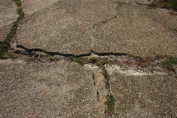 Çatlaklar. Arka plan yüzeyi ile yaratıcı çatlaklar. Yaratıcı tasarım düzen için arka plan olarak Web çatlaklar. Çimento tabakasının taş yüzeyi derin çatlaklar oluşan bir ağ ile. Endişeli görünüm