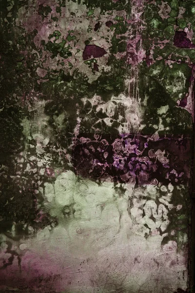 Старая Художественная Текстура Штукатурки Кирпичной Стены Окрашенная Плохо Поцарапанная Поверхность — стоковое фото
