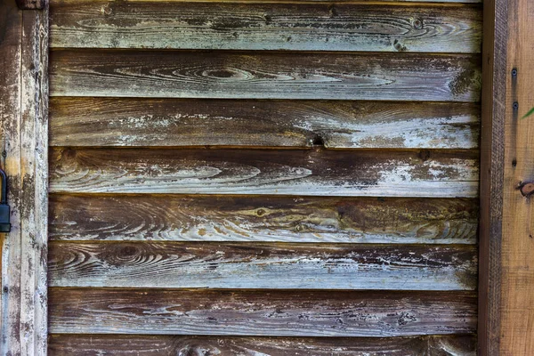 Background Texture Wall Peeling Old Paint Old Wooden Background Remains — Stock Photo, Image