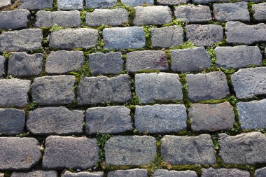 Çukurlar, kışın donma-çözülme çevrimleri neden olan bozuk asfalt yol. Kötü yol. Kaldırımlar kaldırımlar kaldırımda kırık. kaldırım döşeme ile kusurları ile tabaka ve perspektif içinde gelen çatlaklar
