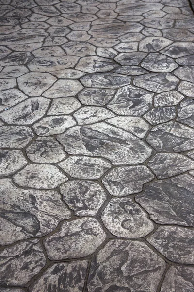 Beautiful Background Laid Paving Slabs Pedestrian Path Monotonous Pattern Multicolored — Stock Photo, Image