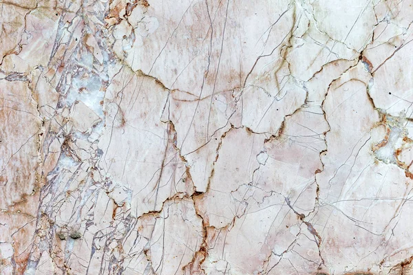 粉红色的天然大理石 美丽红棕色内饰装饰石材大理石抽象裂缝和表面污渍 — 图库照片