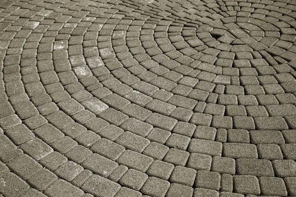 Beautiful Background Laid Paving Slabs Pedestrian Path Monotonous Pattern Multicolored — Stock Photo, Image