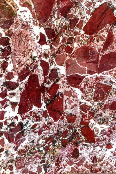 Vacker Gammal Rödbrun Rosa Dekorativa Sten Marmor Abstrakt Sprickor Och — Stockfoto