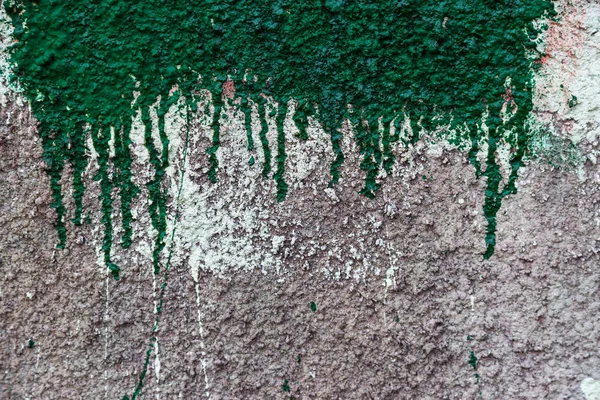 Oude Kleurrijke Bakstenen Muur Gepleisterd Met Sporen Van Oude Verf — Stockfoto