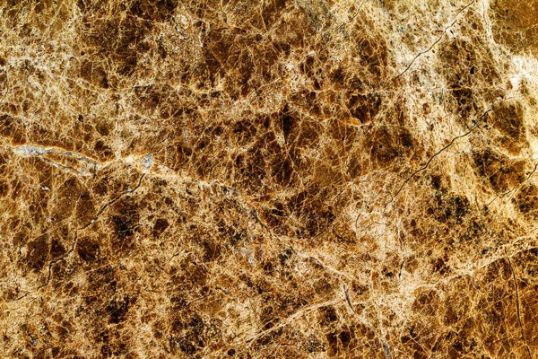 Beautiful Old Yellow Brown Decorative Stone Marble Abstract Cracks Stains — Stock Photo, Image