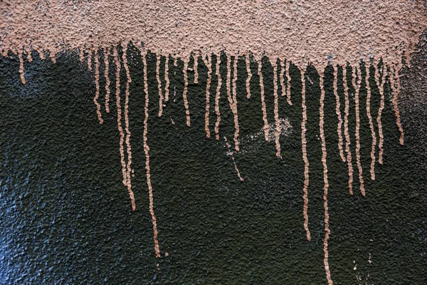 Vieux Mur Briques Colorées Plâtrées Avec Des Traces Vieille Peinture — Photo