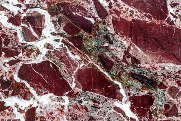 美しい古い赤茶色ピンク装飾的な石大理石抽象き裂および自然な背景として表面の汚れ — ストック写真