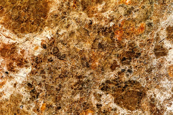 Hermoso Viejo Amarillo Marrón Piedra Decorativa Mármol Abstracto Grietas Manchas —  Fotos de Stock