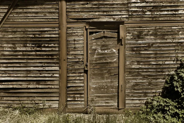 분기에 문입니다 빈티지 나무입니다 게이트 빈티지 울타리의 가난의 개념적 — 스톡 사진