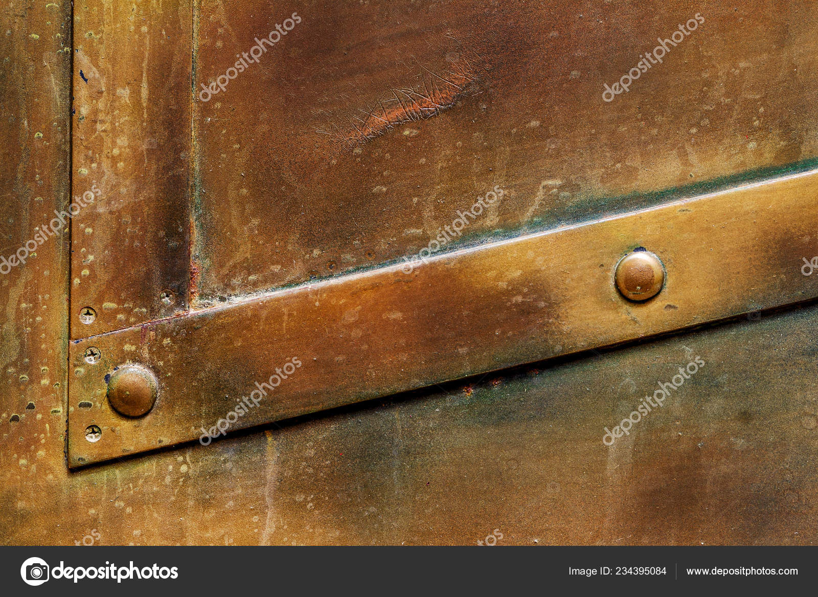 Brass Plate Texture Old Metal Background Stock Photo Image By C Alesik
